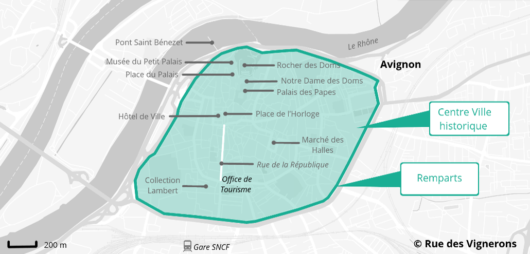 Carte Avignon