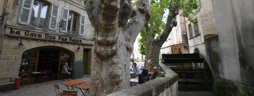 Rue des teinturiers, centre historique avignon