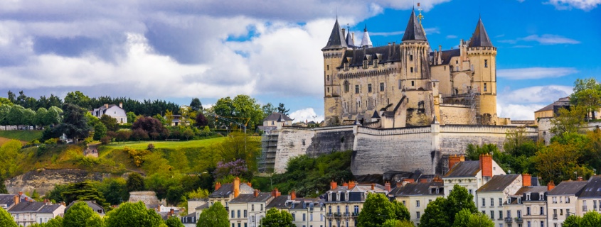 vue sur le Château de Saumur