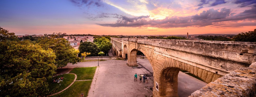 Roman Aqueduct Montpellier France