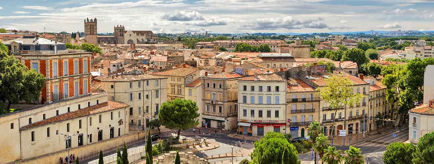 City of Montpellier, Montpellier historic center France