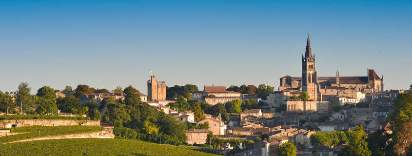 Saint Emilion France images, view of the city