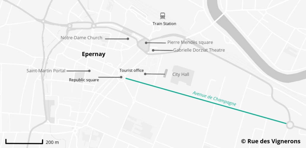 epernay tourist map, map of epernay, map of epernay city center, epernay city map