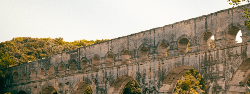 troisième niveau du Pont du Gard