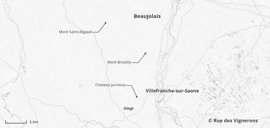 carte touristique beaujolais, tourisme, villefranche sur saone