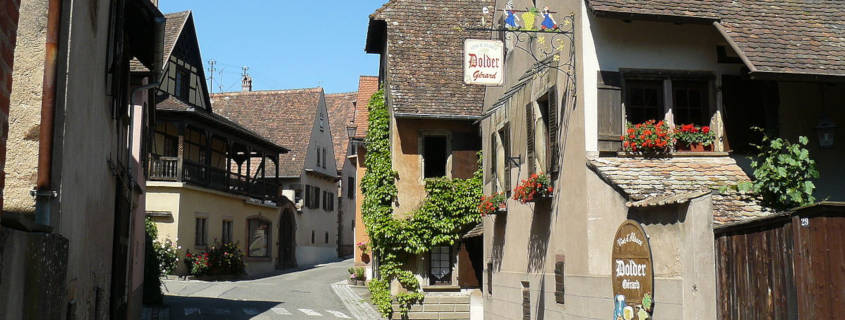 Village de Mittelbergheim en Alsace