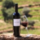 Vin rouge de l'AOC Bandol, dans le vignoble de Provence