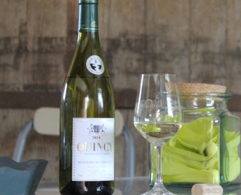 Vin blanc de l'AOC Quincy