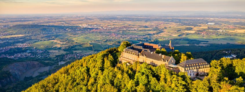 Visite Mont Sainte Odile, Obernai, incontournable d'un week-end en Alsace en amoureux