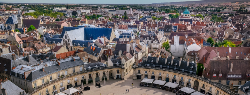Panoramisch uitzicht op Dijon
