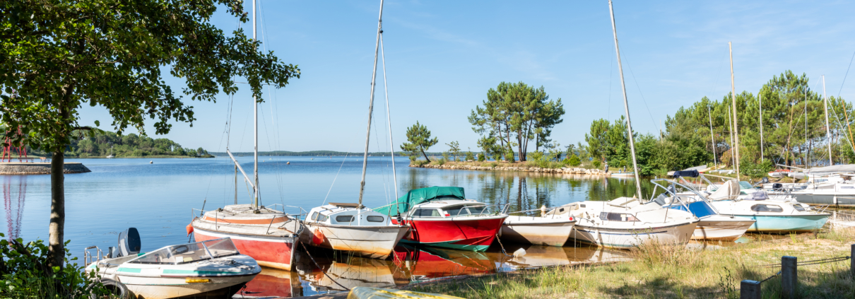 Lacanau,(france),,View,Of,The,Lake